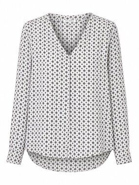 Lex & Madison Workplace Siren Pastel long sleeve blouse medium